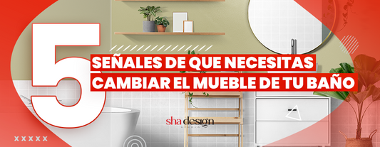 5 Señales de que necesitas cambiar el mueble de tu baño (y qué hacer al respecto)