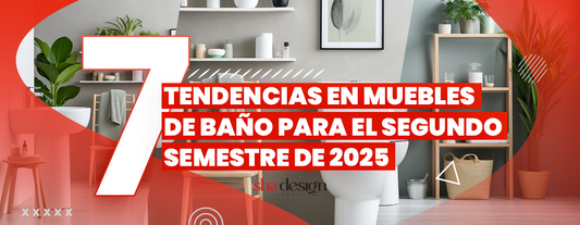 7 tendencias en muebles de baño para el segundo semestre de 2025