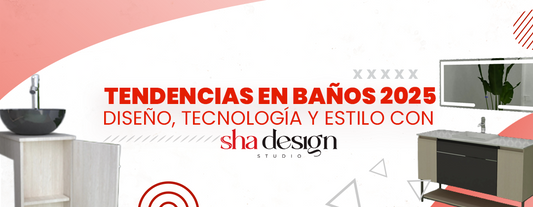 Tendencias en baños 2025: diseño, tecnología y estilo con Sha Design