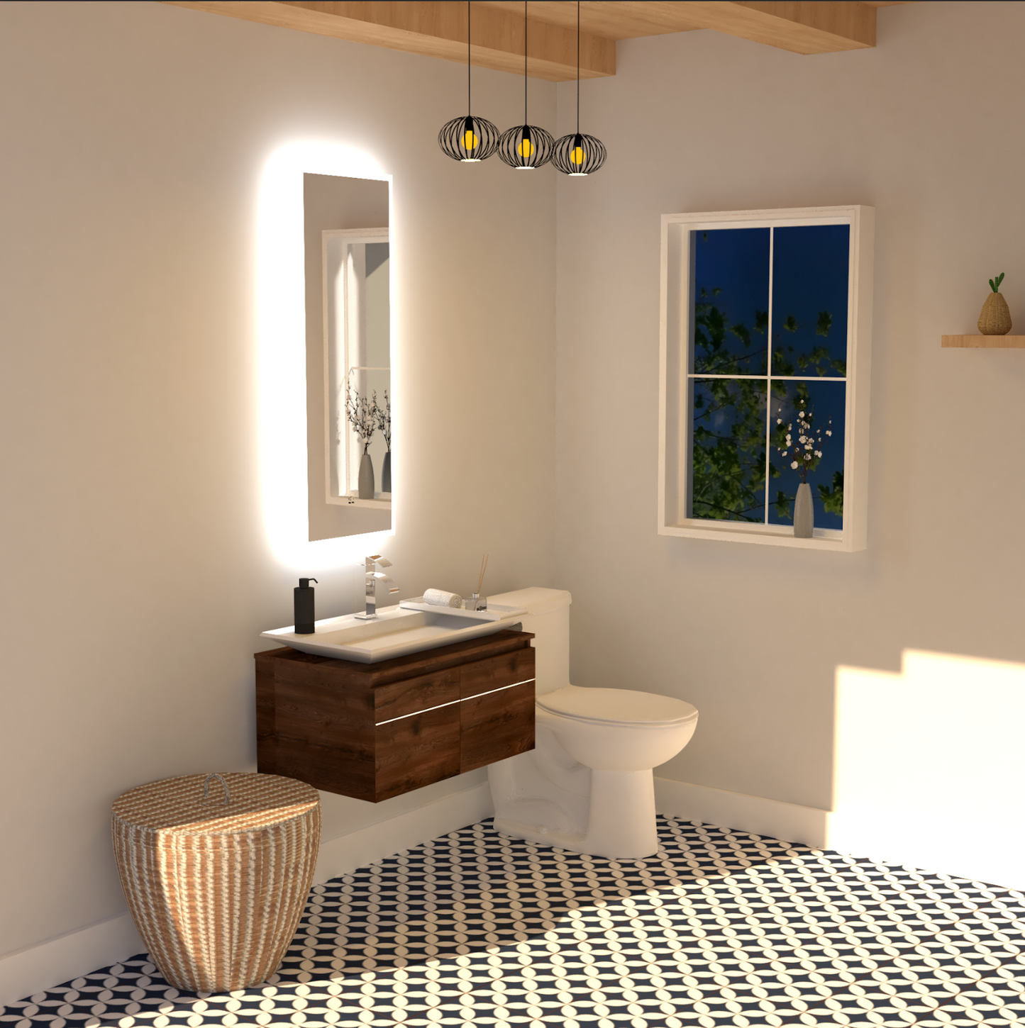 Espejo Slim Lux rectángular