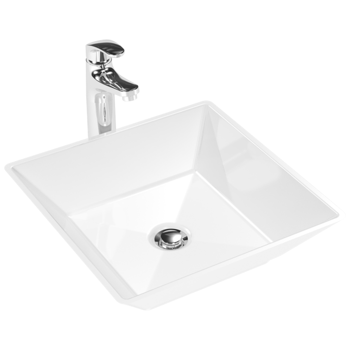 Lavamanos Vessel Dado Blanco 42x42cm