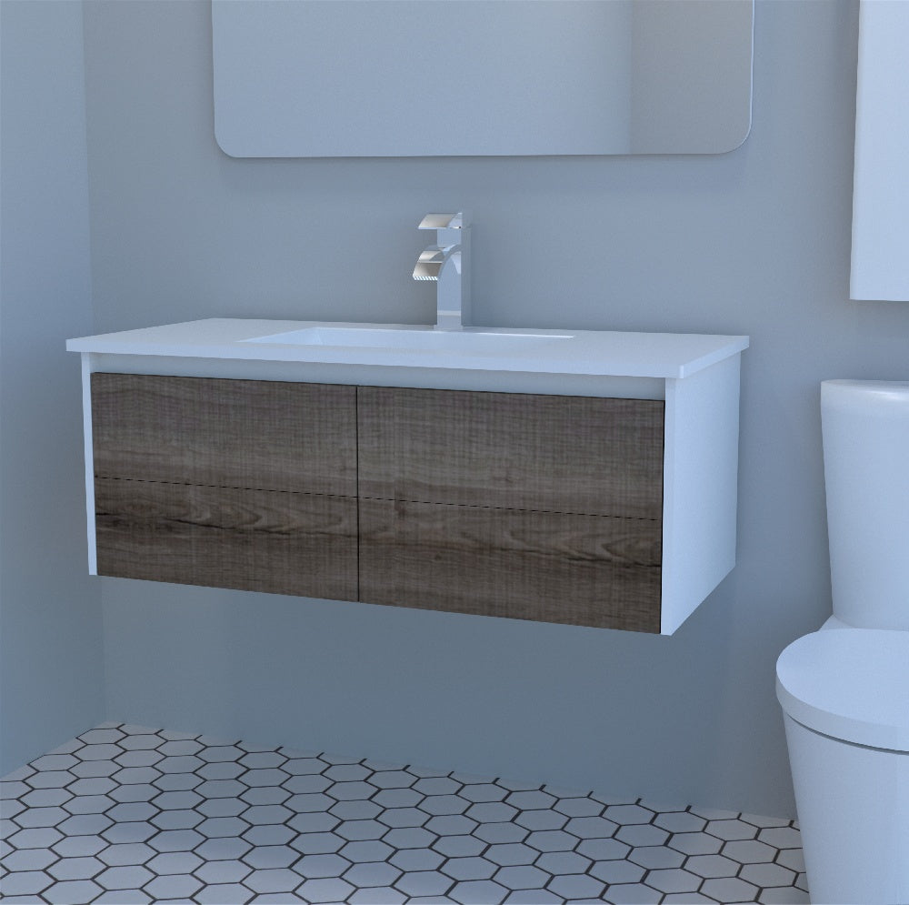 Mueble Olivia con Lavamanos 100X46X38 - Sha Design Studio