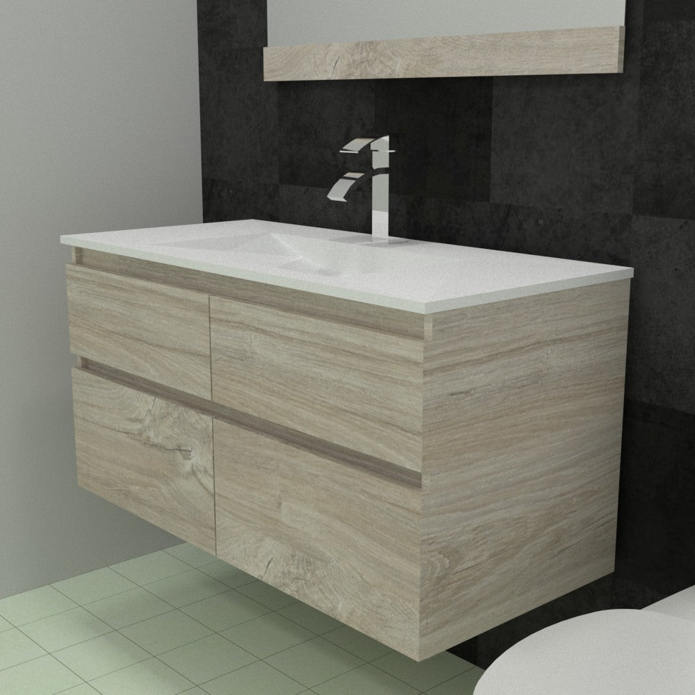 Mueble Quadrato con lavamanos - Sha Design Studio