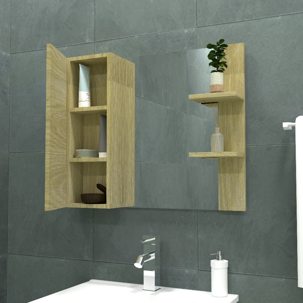 Gabinete Shelf con Espejo 60x70 - Sha Design Studio