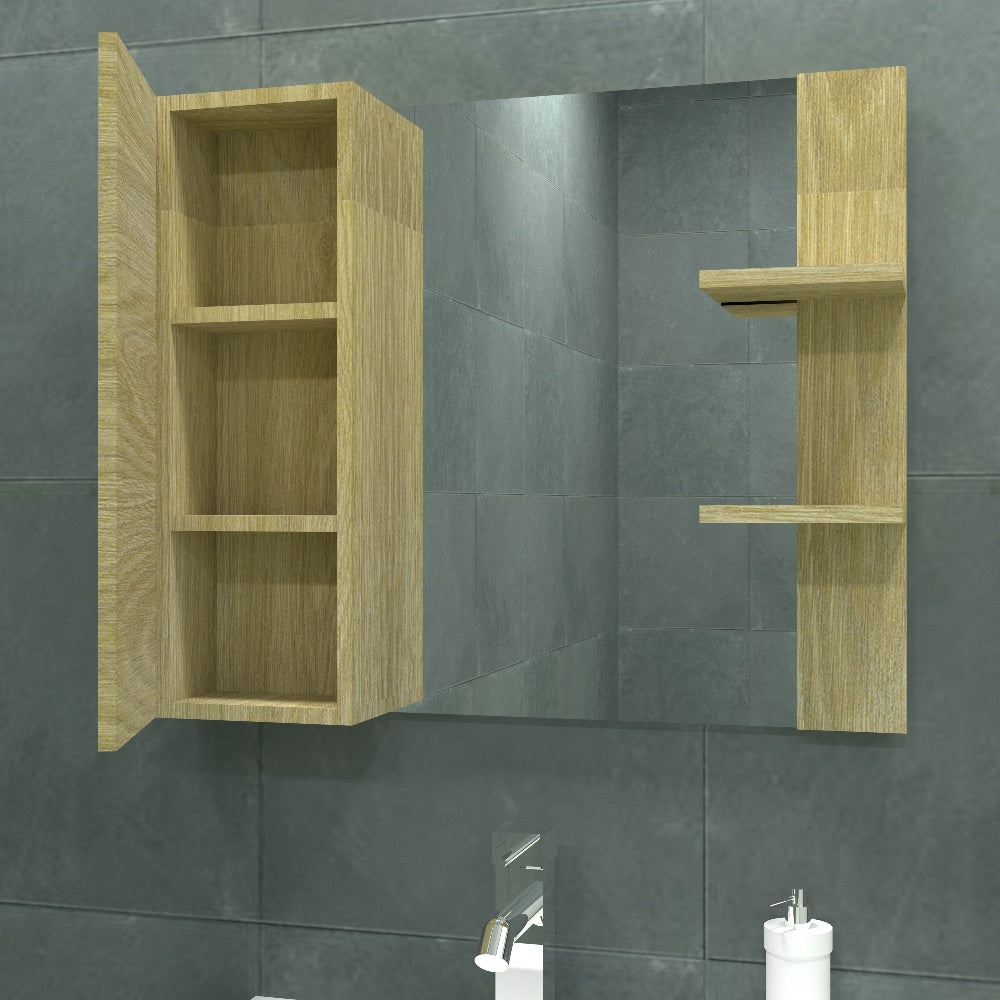 Gabinete Shelf con Espejo 60x70 - Sha Design Studio