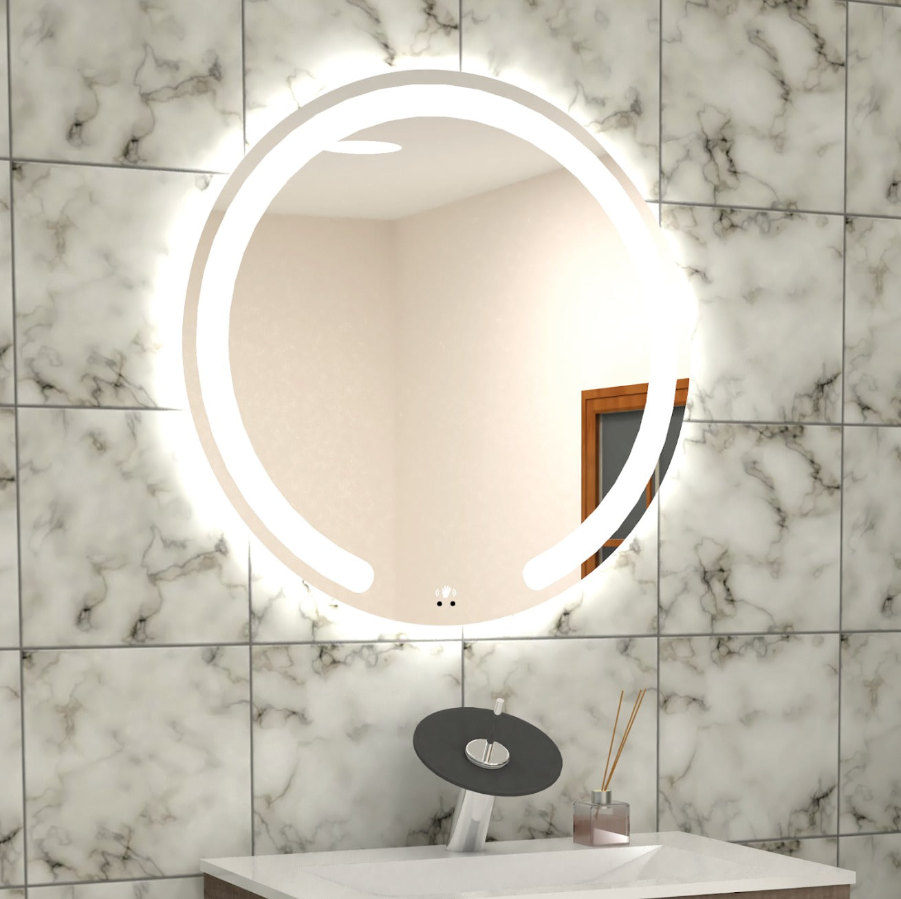 Espejo Led Giro