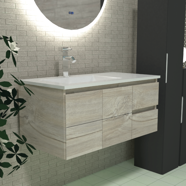 Mueble Mancino con Lavamanos 90X47X40