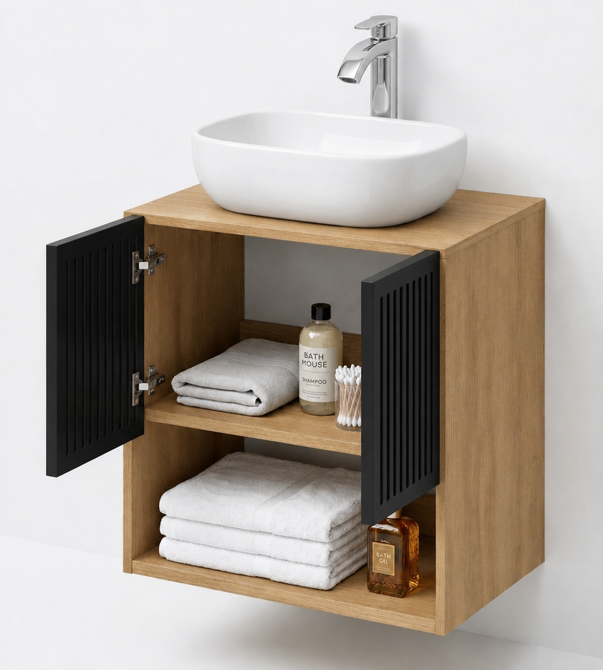 Mueble Lázuli con lavamanos 60X46X58 CM