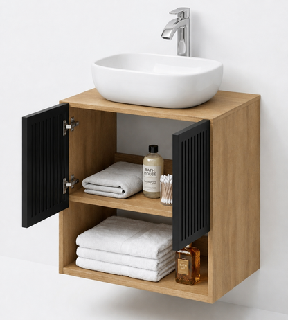 Mueble Lázuli con lavamanos 60X46X58 CM