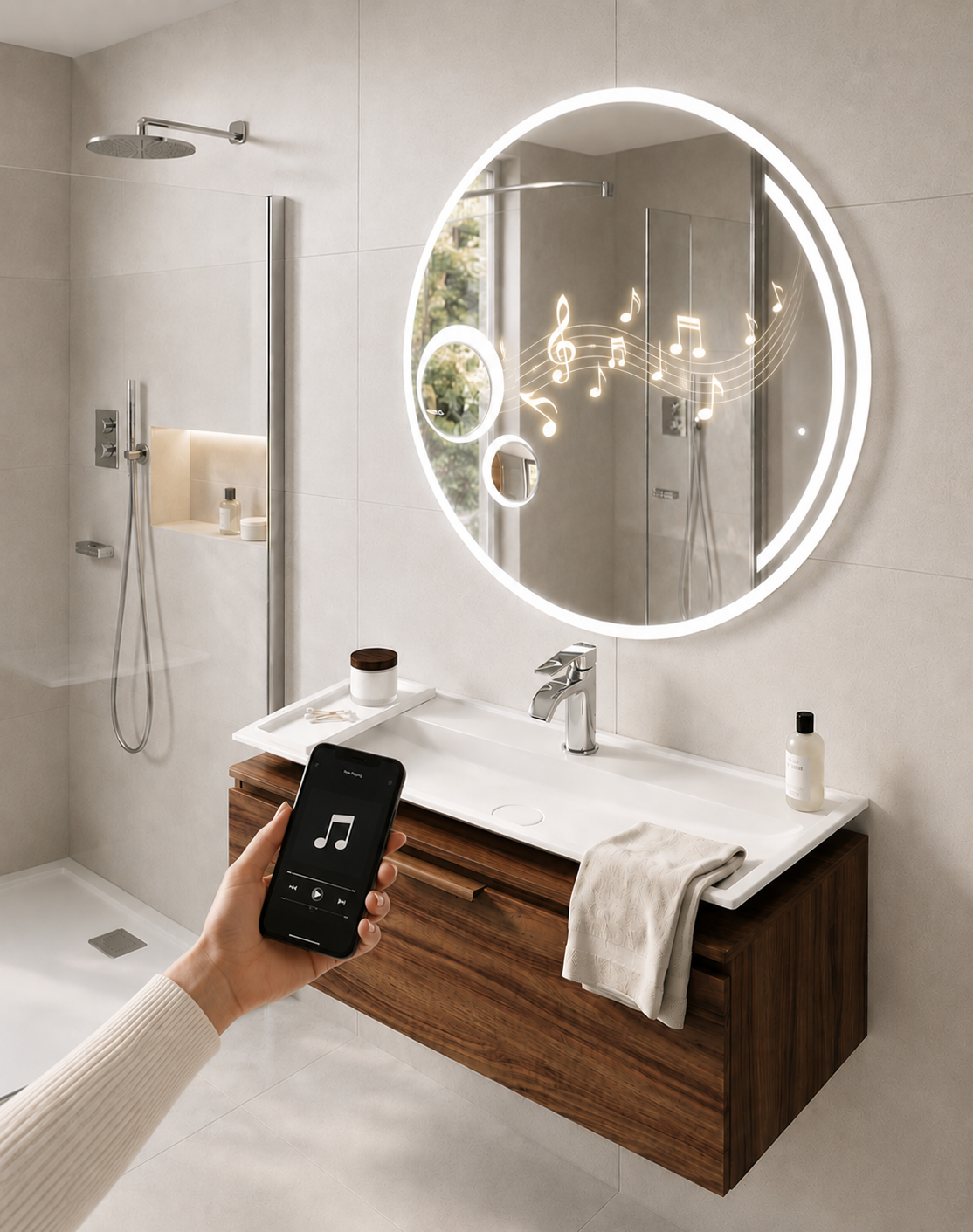 Espejo Led Mars Circular