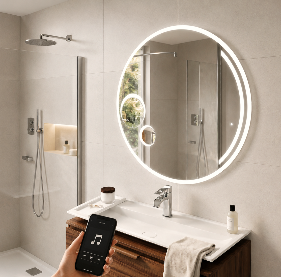 Espejo Led Mars Circular