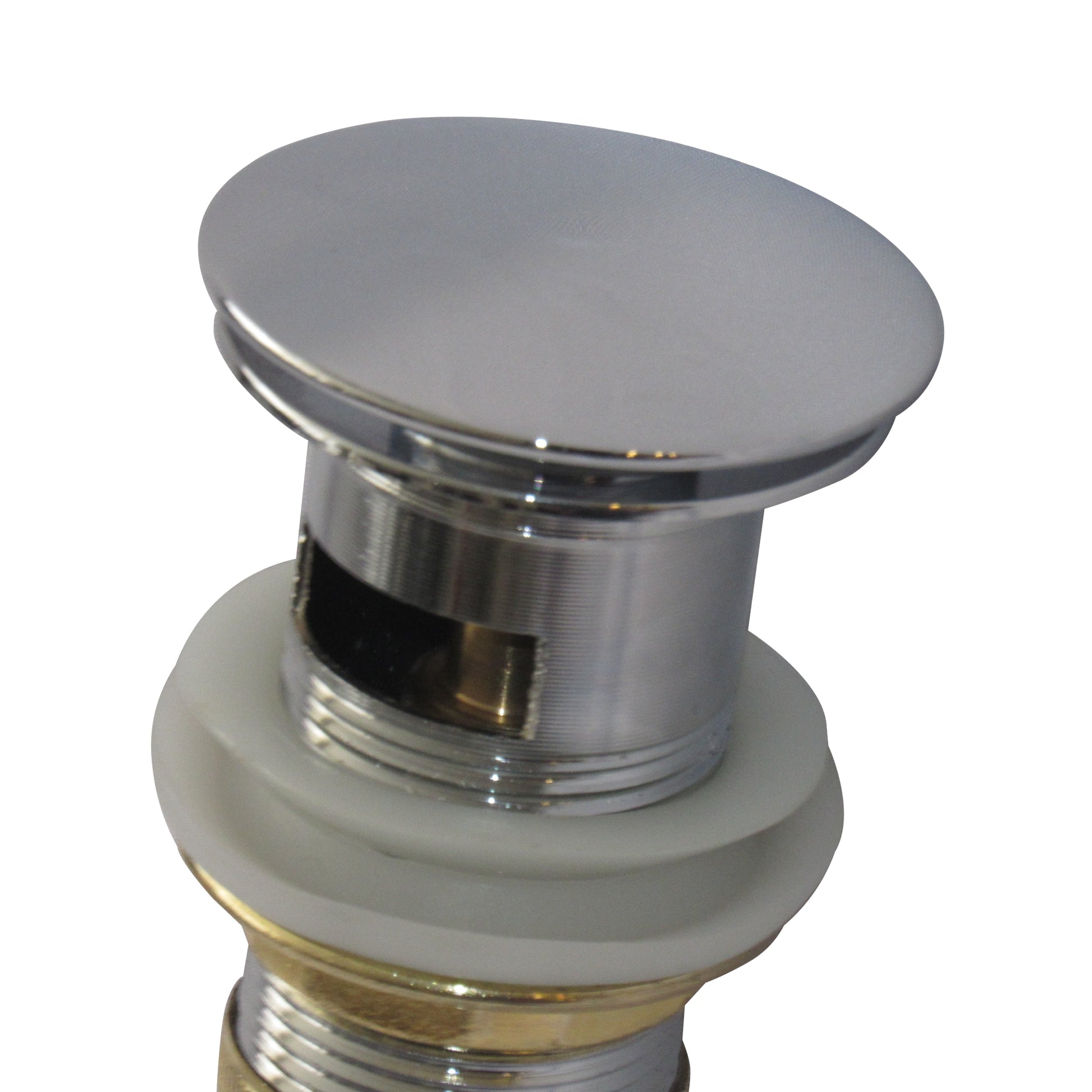Desagüe Push Metálico con Rebose - Sha Design Studio