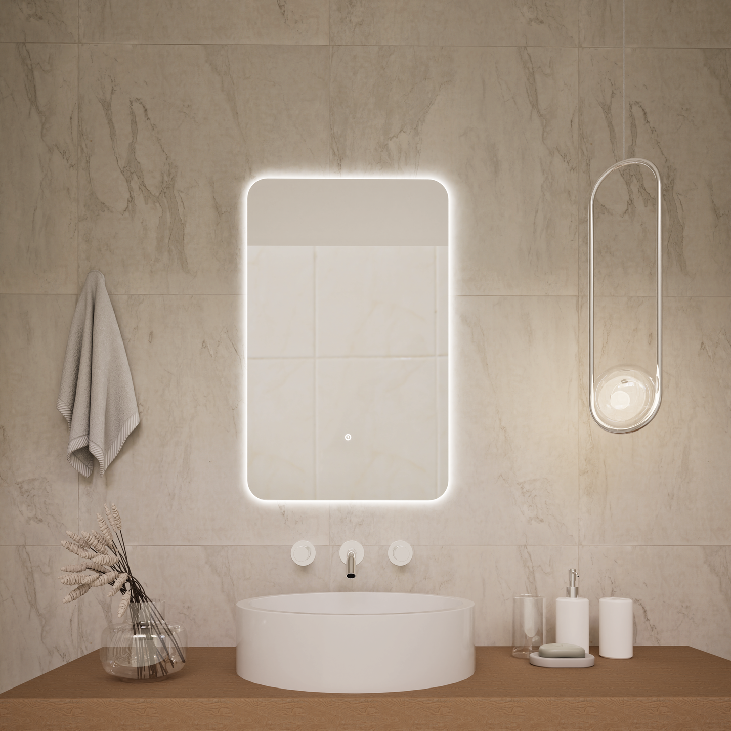 Espejo led vertice 50X80