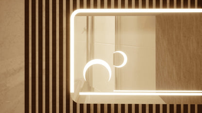 Espejo LED Mars rectangular