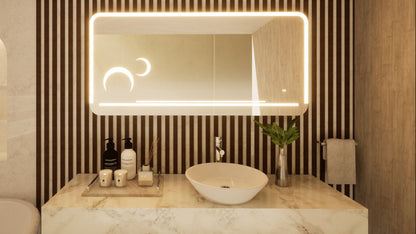 Espejo LED Mars rectangular