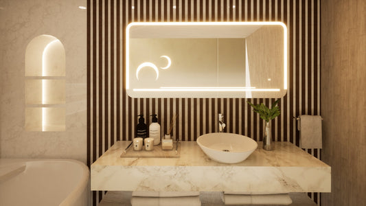 Espejo LED Mars rectangular