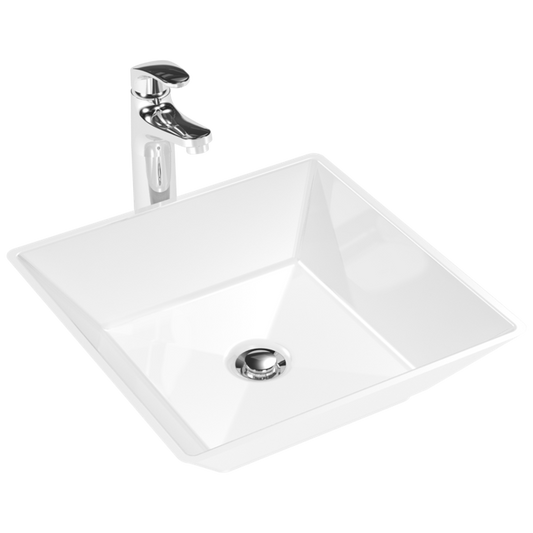Lavamanos Vessel Dado Blanco 42x42cm