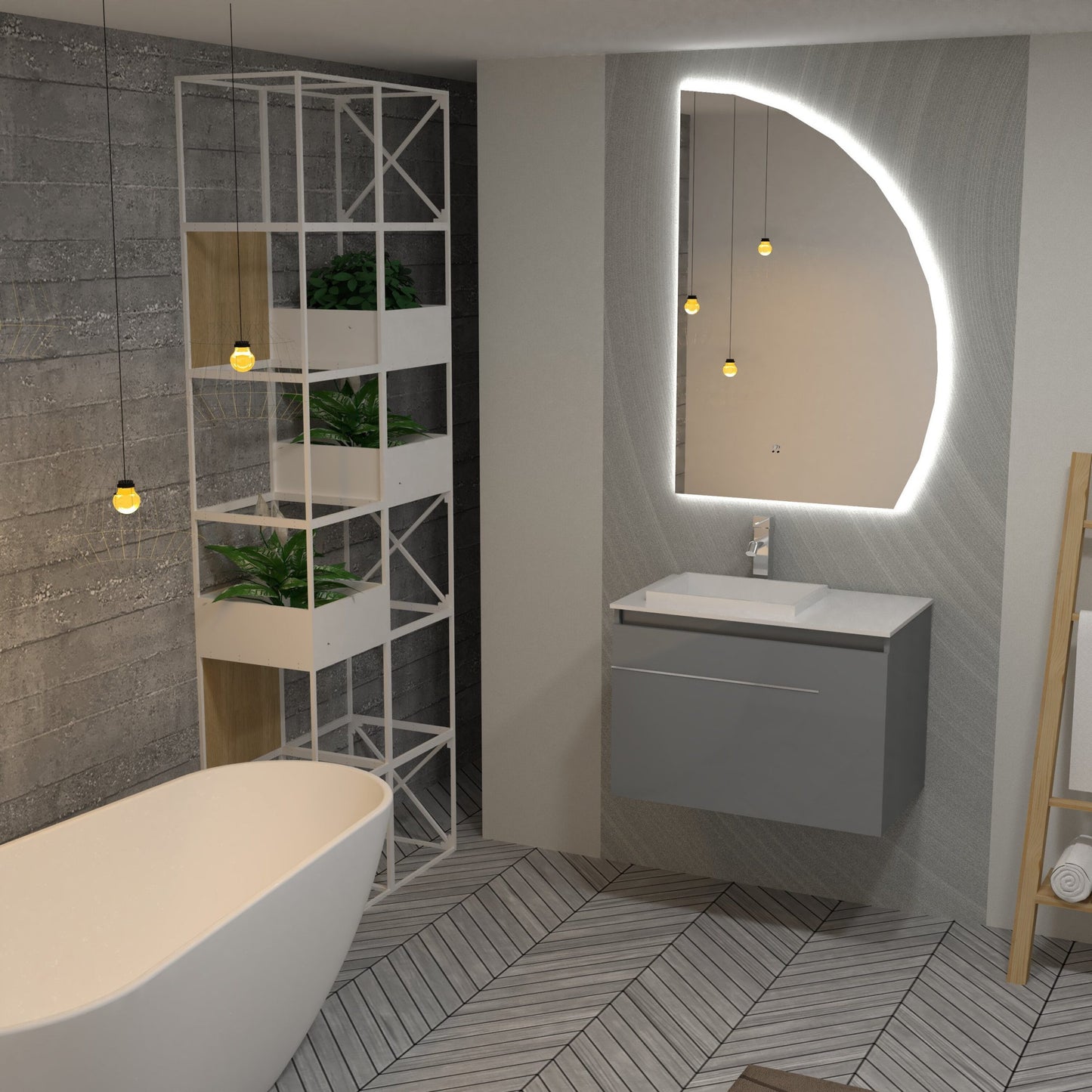 Mueble iLúmina con Lavamanos - Sha Design Studio