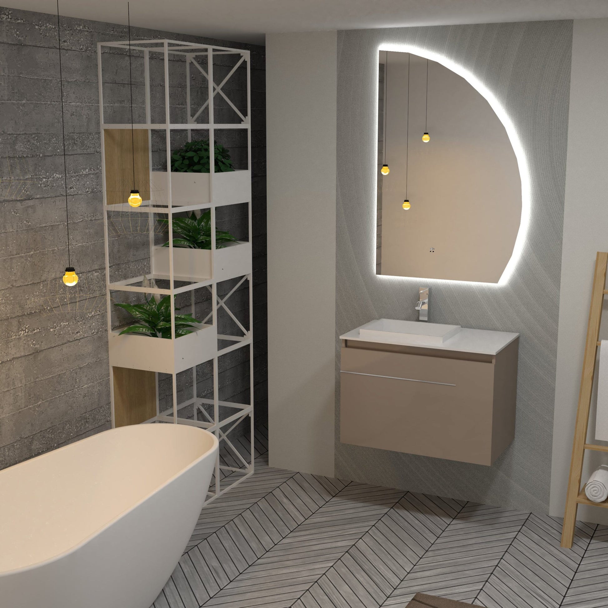 Mueble iLúmina con Lavamanos - Sha Design Studio