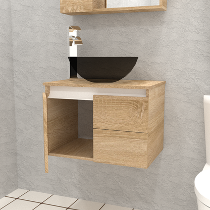 Mueble Leño flotante sin Lavamanos 60X40X42