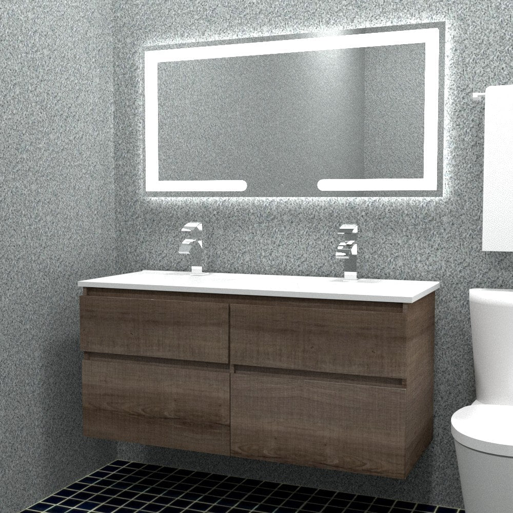 Mueble Quadrato doble poceta - Sha Design Studio