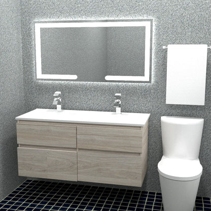 Mueble Quadrato doble poceta - Sha Design Studio