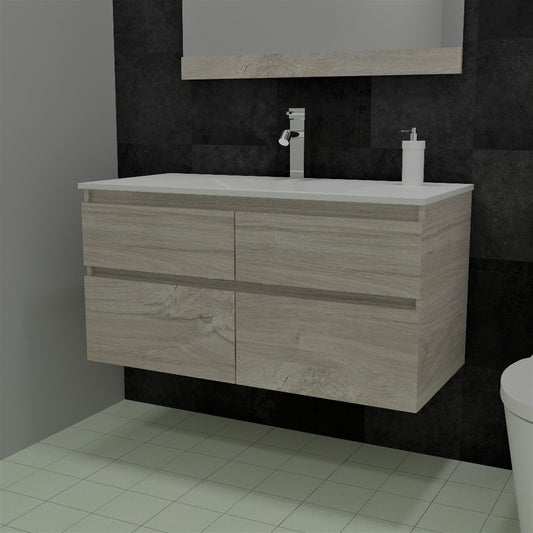 Mueble Quadrato con lavamanos - Sha Design Studio
