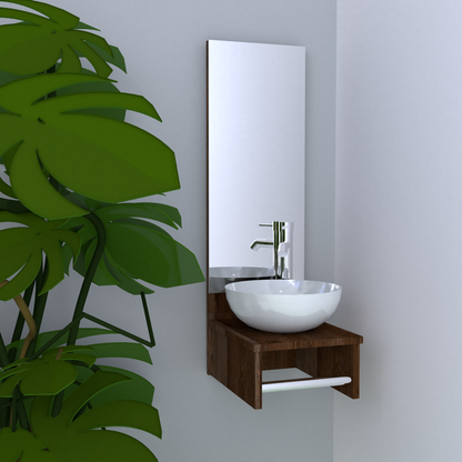 Mueble Escuadra con Espejo 23X32X80 - Sha Design Studio