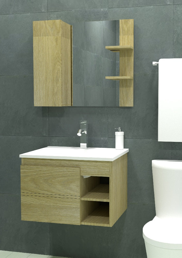 Gabinete Shelf con Espejo 60x70 - Sha Design Studio