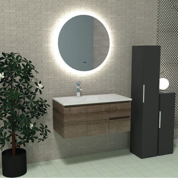 Mueble Mancino con Lavamanos 90X47X40