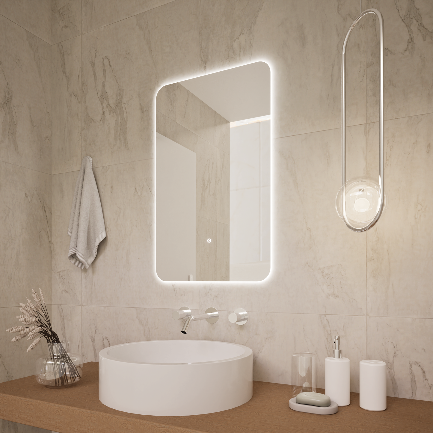 Espejo led vertice 50X80