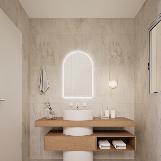 Espejo led arco 50X80